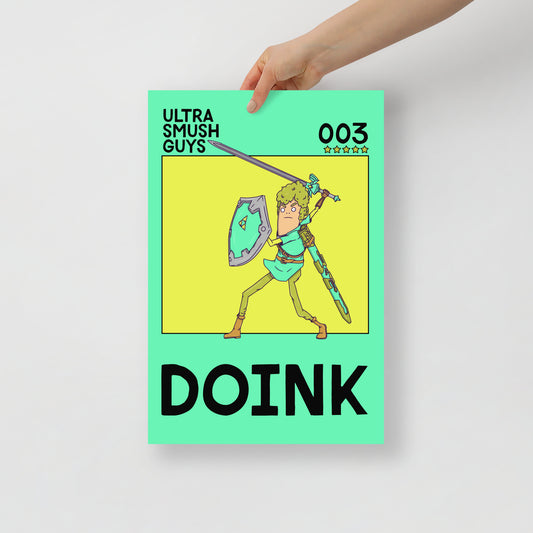 003: Doink - 12 in. x 18 in. - Ultra Smush Guys