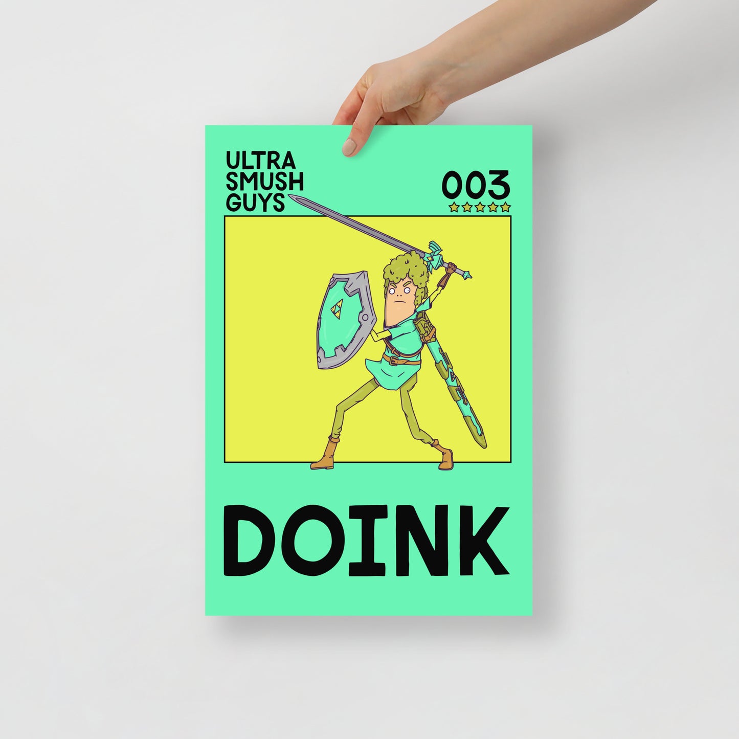 003: Doink - 12 in. x 18 in. - Ultra Smush Guys