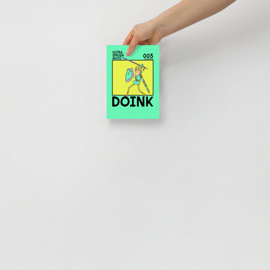 003: Doink - Mini Poster - 5 in. x 7 in. - Ultra Smush Guys