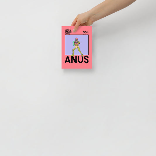 004: Anus - Mini Poster - 5 in. x 7 in. - Ultra Smush Guys