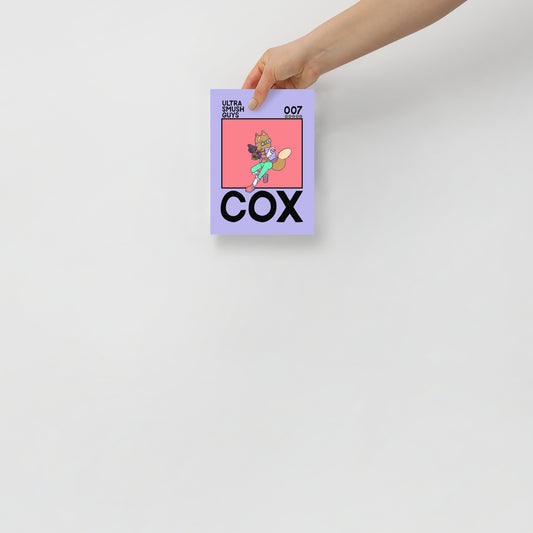007: Cox - Mini Poster - 5 in. x 7 in. - Ultra Smush Guys